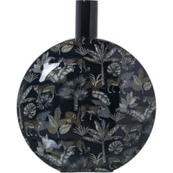Fijalo - Vase Métal Émaillé Léopards 32X13X40 Cm