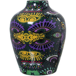 Fijalo - Vase Yeux en Métal Émaillé °21X28 Cm