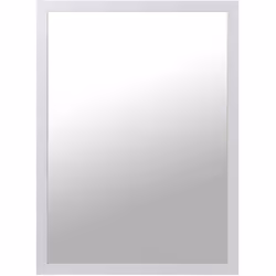 Miroir en bois blanc 55X75 Cm. 55X1,2X75 Cm, Int:52X72 Cm Matériel: Bois Mesures et informations supplémentaires : 55X1,2X75  ...