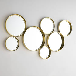Miroir 119x5x62 Verre/Métal doré