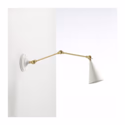 Applique 14x59x26 Métal Blanc/Bronze Matériel: Métal Couleur: Informations supplémentaires : 14X59X26 ; Inclure l'écran : Oui ...