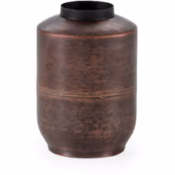 Vase 23x23x32 Métal Cuivre Vieilli Matériel: Aluminium Aluminium Couleur: Bronze antique Bronze antique Informations suppléme ...
