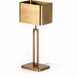 Lampe de Table 24x15x55 Métal Doré Matériel: Métal Couleur dorée Informations supplémentaires : 24X15X55 ; Inclure l'écran :  ...