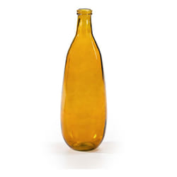 Fijalo - Vase 26x26x75 Verre Ambré