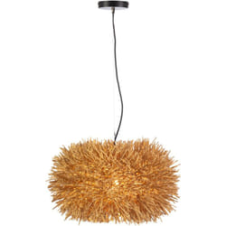 Plafonnier 50x50x33/200 Rotin Naturel