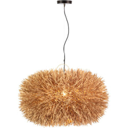 Plafonnier 70x70x40/200 Rotin Naturel