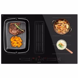 Table de cuisson avec hotte aspirante intégrée Obtenez le point parfait dans chaque recette 15 niveaux de puissance avec fonc ...