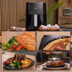 Cecotec Cecofry&Grill Duoheat 4000 Friteuse à air chaud 4L 1900W Noir - Vue supplémentaire 8