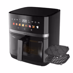 Cecotec Cecofry&Grill Duoheat 8000 Unique 8 L Autonome 2200 W Friteuse d’air chaud Noir