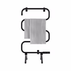 Radiateur sèche-serviettes électrique ReadyWarm 5000 Towel Black avec 100 W, faible consommation, indicateur lumineux, systèm ...