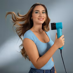 Cecotec IoniCare RockStar Style sèche-cheveux 1500 W Noir, Bleu