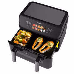 Cecotec Cecofry&Grill Duoheat 10000 Double 10 L Autonome 2800 W Friteuse d’air chaud Noir