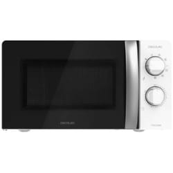 Cecotec - Micro-ondes avec grill 20 l GrandHeat 2110, 1700W, technologie 3DWave, minuterie jusqu'à 30 min, commandes rotatives mécaniques