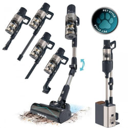 Conga Rockstar 5500 Hurricane Station Pet Flex, Max 220AW 700W, base d'aspiration automatique, jusqu'à 90min d'autonomie, brosse anti-emmêlement,