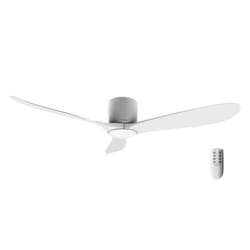 Cecotec Ventilateur de plafond Energysilence Aero 5400 40W, moteur DC, diamètre 132Cm, 3 pales, minuterie, 6 vitesses.
