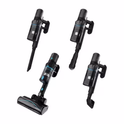 Cecotec Rockstar 3500 Storm Pet Flex Conga Aspirateur-balai 2 en 1 Batterie Sec Sans sac 500 W Noir, Bleu 2,5 Ah