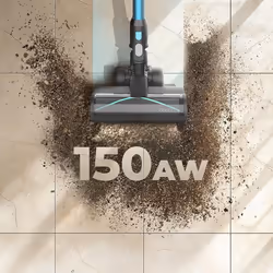 Cecotec Rockstar 3500 Storm Pet Flex Conga Aspirateur-balai 2 en 1 Batterie Sec Sans sac 500 W Noir, Bleu 2,5 Ah
