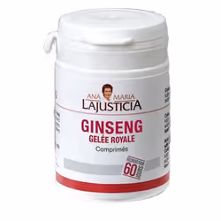Ana María Lajusticia Ginseng enrichi à la gelée royale 60 capsules, Capsule, Ginseng, Vitamine B3, Vitamine B1, Vitamine B2, ...