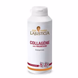 Ana María Lajusticia COLLAGÈNE ENRICHI EN MAGNESIUM 450 COMPRIMÉS, Pastilles, Collagène hydrolysé, Bouteille en plastique, 45 ...