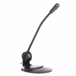 NGS MS102, Microphone de PC, -62 dB, 20 - 16000 Hz, Avec fil, Noir, 1,8 m