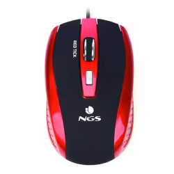 NGS Red tick, Droitier, Optique, USB Type-A, 800 DPI
