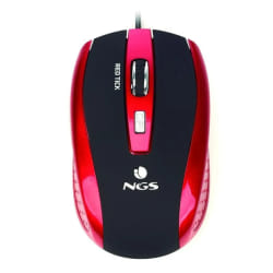 NGS Red tick souris Droitier USB Type-A Optique 800 DPI