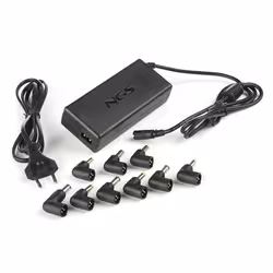 NGS W-90 adaptateur de puissance & onduleur Intérieure 90 W Noir, Ordinateur portable, Intérieure, 110 - 240 V, 50/60 Hz, 90 ...