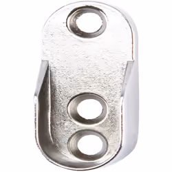 • Lot de 2 supports d'extrémité (au mur du placard) de couleur métallique. • Pour les barres de type ovale. • Fabriqué en aci ...