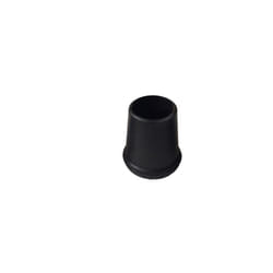 Sachet de 25 embouts en caoutchouc noir 16mm