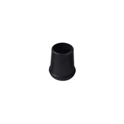 Sachet de 25 embouts en caoutchouc noir 20mm