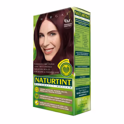 Naturtint Permanent, Acajou, 4M, Femmes, 170 ml, Tous types de cheveux, Boîte