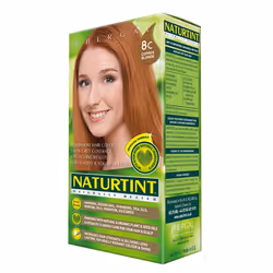 Naturtint Permanent, Blonde, 8C, Femmes, 170 ml, Tous types de cheveux, Boîte