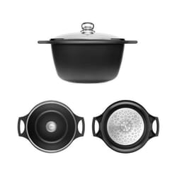 Castey F-IO28 casserole à sauce 7,5 L Rond Noir