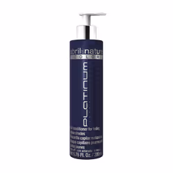 abril et nature Platinum Toner Blonde Hair, 200 ml, Femmes, Cheveux blonds, Blond, Protection de la couleur, Hydratant, Nutri ...