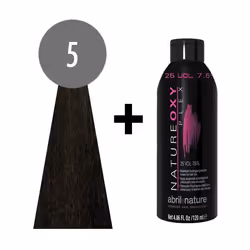 abril et nature Naturecolor Plex #5 120 ml de châtaignier léger froid + natureoxy plex 25 vol. 120ml., Marron, Femmes, 120 ml ...