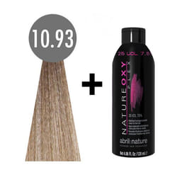 abril et nature Naturecolor Plex #10.93 120 ml. Platinum Brown Blonde + natureoxy plex 25 vol. 120ml.
