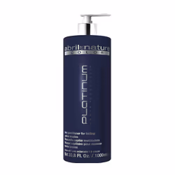 abril et nature Platinum Toner Blonde Hair, 1000 ml, Femmes, Cheveux blonds, Blond, Gris, Anti-frisottis, Anti-jaunissement, ...