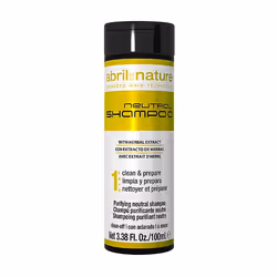 abril et nature Neutral Shampoo, 100 ml, Shampoing, Femmes, Purifiant, Bouteille, Romarin, Sage