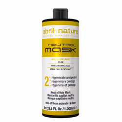 abril et nature Neutral Mask, 1000 ml, Femmes, Blond, Anti-frisottis, Hydratant, Réparation, Bouteille, 1 pièce(s)