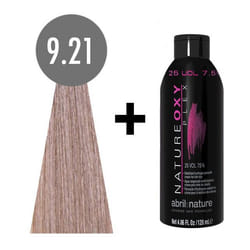abril et nature Naturecolor Plex #9.21 120ml. Extra Light Blonde Iris + natureoxy plex 25 vol. 120ml.