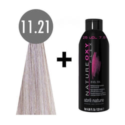 abril et nature Naturecolor Plex #10.21 120 ml. Platinum Light Blonde Iris + natureoxy plex 25 vol. 120ml.