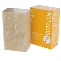 Ibizaloe SAVON BIO ALOE VERA + HUILE D'OLIVE 100 g