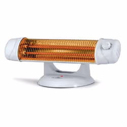 Orbegozo BP 5003 A, Chauffage d'appoint électrique à quartz, Verre quartz, Intérieure, Sol, Blanc, Rotatif