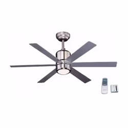 Orbegozo CP 50120, Ventilateur à lame domestique, Chrome, Plafond, 120 cm, 65 W, 230 V