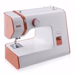 Alfa Next 20 Spring, Rouge, Blanc, Machine à coudre automatique, coudre, Étape 4, 4 mm, Electrique