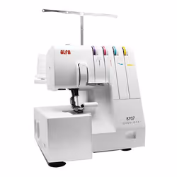Alfa 8707, Blanc, Surjeteuse, Ignorer, Rotatif, 1200 SPM, Electrique