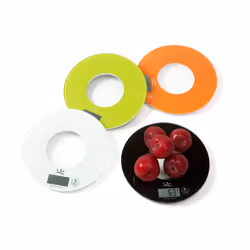 JATA MOD. 722, Balance de ménage électronique, 5 kg, 1 g, Multicolore, Comptoir, Boutons