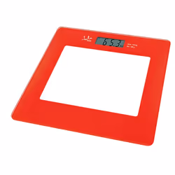 JATA 290, Pèse-personne électronique, 150 kg, 100 g, Rouge, kg, lb, Carré