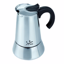JATA Odin, Cafetière à moka, Noir, Acier inoxydable, Acier inoxydable, 4 tasses, 1 pièce(s)