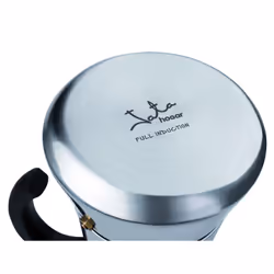 JATA Odin Cafetière à moka Noir, Acier inoxydable